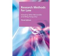 Mike McConville Research Methods for Law (Tascabile)