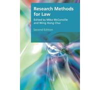 Mike McConville Research Methods for Law (Tascabile)
