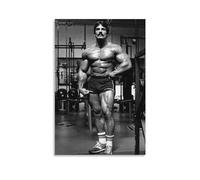Mike Mentzer Black and White Bodybuilding, poster decorativo da parete, per soggiorno, camera da letto, decorazione moderna per camera da letto, 30 x 45 cm
