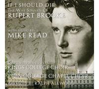 Mike Read Mike Read: If I Should Die: The War Sonnets of Rupert Brooke (CD)