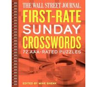 Mike Shenk The Wall Street Journal First-Rate Sunday Crosswords (Tascabile)