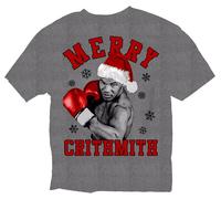 Mike Tyson Boxer Merry Chrithmith Natale Divertente Vacanza T Shirt 74-33