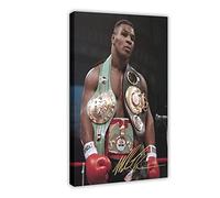 Mike Tyson Poster artistico su tela decorazione per camera da letto, paesaggio sportivo, ufficio, camera da letto, regalo, 20 x 30 cm