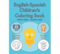Mike York English-Spanish Children's Coloring Book - Animals Names - (Tascabile)