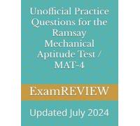 Mike Yu Examrev Unofficial Practice Questions for the Ramsay Mechani (Tascabile)