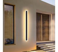 Mikeru 180CM Vertikale Außenwandleuchten, IP65 Moderne Außenleuchten aus Acryl für den Garten 3000K/4500K/6000K Tricolor Light 60W lineare Wandbeleuchtung für Flur, Balkon