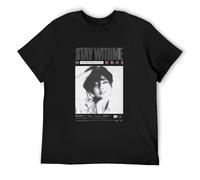 Miki Matsubara Stay with Me Poster T-Shirt Cute Clothes Man Tops t Shirt for Men Black M