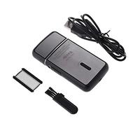 MIKI-Z - Rasoio elettrico portatile per gli uomini, macchina da barba sottile, casa da viaggio ricaricabile USB