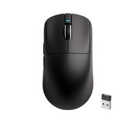 MIKIBY R1 SE+ Mouse da gioco, 18000 DPI, sensore PAW3395SE ad alta precisione, peso 55 g, mouse wireless, tre modalità di connessione, mouse ergonomico programmabile, adatto per laptop/PC/Mac (nero)