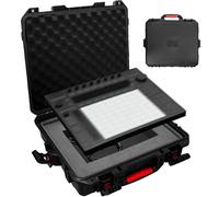 MiKiJoy4U Custodia rigida per controller Ableton Push 3, custodia rigida per il trasporto dotata di comoda maniglia con schiuma personalizzabile