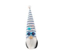 Mikikit 1 Pezzo bambola nana Ornamento domestico Bambola gnome giocattolo per bambola senza volto bel giocattolo stoffa Blue