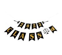 Mikikit 1 Set Banner Decorativi per Festa Laurea Striscione Facoltà Giurisprudenza Decorazione per Party Laurea con Design Unico e Stampa Adatto per Interni Ed Esterni