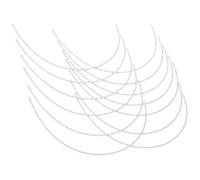 Mikikit 10 Paia Ferretti in Acciaio per Reggiseni Ferretto, Anelli di Supporto, Accessori per Cucito e Riparazione Biancheria Intima, per Mantenere Forma e Sostegno Quotidiano