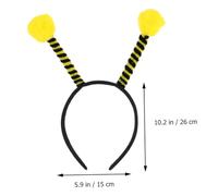 Mikikit 10 Pezzi Antenna Ape per Feste di Halloween Decorazioni a Forma di Ape Cerchietto Antenna a Forma di Calabrone Accessori per Costumi da Calabrone Copricapo Antenne di Api