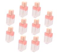 Mikikit 10 Pezzi Contenitori per Lucidalabbra Vuoti da 5ml in Abs Ricaricabili e Portatili per Viaggi Tubo per Balsamo Labbra e Rossetto Liquido