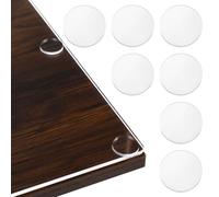 Mikikit 10 Pezzi Cuscinetti Adesivi Trasparenti per Vetro Ventosa, Paraurti Anti-graffio per Tavoli in Vetro e Mobili, Protezione Ammortizzante per Superfici Delicate e