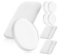 Mikikit 10 pezzi Pad Silicone per Extension Ciglia Antistatici Riutilizzabili Supporto Pratico per Applicazione e Organizzazione Ciglia Dimensioni Miste per Uso Professionale e Domestico