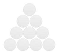 Mikikit 10 Pezzi Pellicola Diffusore di Luce LED in Acrilico Bianco Rotondo per Lampade da Soffitto, Migliora L’illuminazione e Crea un Contesto Visivo Confortevole per Applicazioni