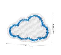 Mikikit 10 pezzi Toppe Termoadesive Ferro da Stiro Forma da Patch Ricamate per Jeans Borse e Applicazioni Tessuti Resistenti e Pratiche per Decorazioni Fai da Te