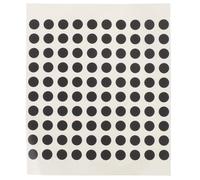 Mikikit 100 Adesivi Oscuranti Autoadesivi per Occhiali Intelligenti Pellicola Privacy per LED Neri da 5Mm Filtro Bloccante Luce per Dispositivi Elettronici Router e TV Regolazione