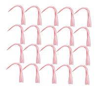 Mikikit 100 Pezzi Bobo Ball Net Bag reti di sostegno per meloni sacchetto di vongole sacchetti di gamberi sacchetti per bollire i di mare Sacchetti di angurie per giardino pvc rosso