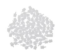 Mikikit 100pezzi Colla per Ciglia da Tappo di Ricambio per Flacone di Extension Ciglia Bocca per Flacone di Colla Adatta per Uso Professionale e Casalingo