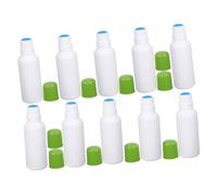 Mikikit 10pezzi Flaconi Dispenser per Liquidi in Plastica Applicatore in Spugna Morbida Contenitori per Medicinali Oli Essenziali o Lozioni Ricaricabili