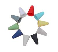 Mikikit 10pezzi Punte per Stylus Pen Custodia in Silicone Protettiva Cover per Punta del Pennino Adatta per Penna Touch e Generazione Materiale in Silicone di Qualità Colore Casuale