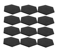 Mikikit 12 pezzi Pannelli Fonoassorbenti Esagonali Autoadesivi Isolamento e Riduzione Rumore per Domestici Decorativi e Facili da Installare Materiale Resistente e Flessibile