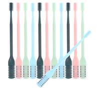 Mikikit 12 Pezzi Tagliapeli Nasali, Trimmer Portatile per Peli Nasali, Acciaio Inossidabile e Plastica, Manuale a Doppia Lama, Sicuro, per Pulizia e Cura del Naso, Colore Colore Casuale