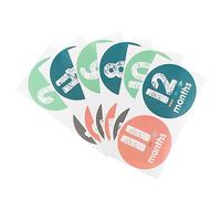 Mikikit 12pezzi Adesivi Per Tappe Fondamentali Per Ragazzo Ragazza Ragazza Autoadesivi Per Monitorare Crescita Ricordi Per Genitori Per Social Media Foto Diario Scrapbooking