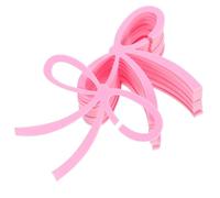 Mikikit 12Pezzi Segnabicchieri Acrilico con Fiocco Design e Riutilizzabile per Matrimoni Shower e Feste Facile delle Bevande