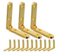 Mikikit 14 Cerniere per Scatole di Gioielli in Lega di Zinco Piccole Cerniere per Artigianato e Mobili Ferramenta per Bauli Decorativi Installazione Semplice per Armadi e Astucci di