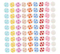 Mikikit 150 pezzi Bottoni Calcio in Resina Colorati per Cucito Accessori Fai da Te Decorazione
