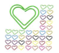 Mikikit 150 Pezzi Fermagli Per Carta A Fermagli Per Carta Colorati Fermagli Per Ufficio Decorativi Fermagli Per Carta A Piccole Clip Decorative