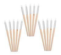 Mikikit 15pezzi Pz Pennelli per Modellare Argilla Pennelli per Dipingere Strumenti per Disegnare e Intagliare Argilla