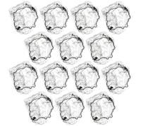 Mikikit 15pezzi Rete Per Trasparente in Miniatura Per Organizzare Parrucche Di Bambole Materiale Elastico Adatto Diverse Dimensioni Design Leggero e Portatile Per Proteggere Parrucche Dura