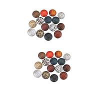 Mikikit 176 Pezzi Bottoni Posteriori Piatti Cabochon Stampa Mucca Cabochon Animali Cabochon Con Stampa Leopardata Adesivi Fatti in Casa Diamante Cabochon Frigo Ufficio Vintage ▾ Collana