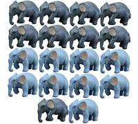 Mikikit 18 pollici Mini Figurine in Decorazione Bonsai Miniatura per in Miniatura Animali Artigianali Resistenti e Leggeri da Scuri e Chiari