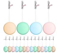 Mikikit 18pezzi Salviette Pulisci Schermo Pz Forma Macaron Per Telefono Tablet Computer Lenti Pulizia Impronte Macchie Colore Fresco Adorabile Decorativo Regali