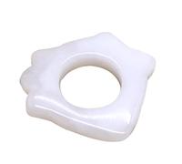 Mikikit 1pezzi Raschietto Per Massaggi Del Corpo Forma Anello in Strumento Per Raschiare Bordi Lisci Non Graffianti Design Ridotto Facile Trasportare Adatto Per Uso Domestico o Centri