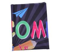 Mikikit 1pezzi Striscione Decorativo Per Rientro Scuola Bandiera Appesa Colorata Per Festeggiamenti Aula Tema Scolastico e Fotografie Resistente Alta Qualità