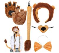 Mikikit 1Set Costume Leone per Halloween Accessori Cosplay con e per Maschera e