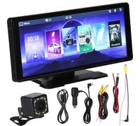 Mikikit 1Set Dash Cam Anteriore e Posteriore Touchscreen con e Telecamera Backup Multifunzionale per Auto Wireless e Sicurezza Totale