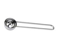 Mikikit 2 Cucchiaini da Caffè in Acciaio Inossidabile Manico per Misurare Caffè e Latte in Polvere, Design Creativo e Uso Confortevole per Cucina e Casa