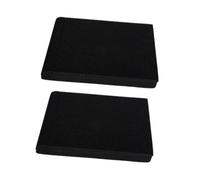 Mikikit 2 pezzi Cuscinetti Fonoassorbenti per Altoparlanti Imbottitura Isolante Acustica Anti-risonanza Ammortizzatori Leggeri per Controllo del Suono e Riduzione Vibrazioni per Monitor e