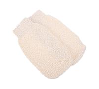 Mikikit 2 pezzi Guanti Esfolianti in di Bambù Guanti Bagno Massaggio Doppia Azione per Braccia Gambe Schiena Esfoliazione e Rimozione Cellule Morte Riutilizzabili e Resistenti al Lavaggio