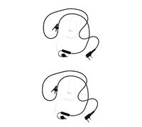 Mikikit 2 Pezzi One Ear Earbud Acoustic Tube - Auricolare Con Suono Per Addetti Alla Sicurezza