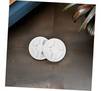 Mikikit 2 Pezzi Plastic Toilet Roll Box Knobs Replacement For Tissue Dispensers Bathroom Kitchen Bedroom Smooth Turn Decorative Holder Accessories
