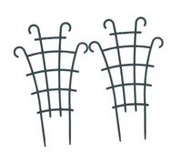 Mikikit 2 Pezzi Supporto Vegetale Sollevato Piccolo Arrampicata Alto Pentola Poli Reticolo Supporti Pianta Palo Verdura Fiore Verdure Giardinaggio Piante In Vaso Plastica Verde